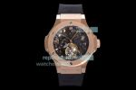 Swiss Replica Hublot Big Bang Rose Gold Skeleton Tourbillon Watch